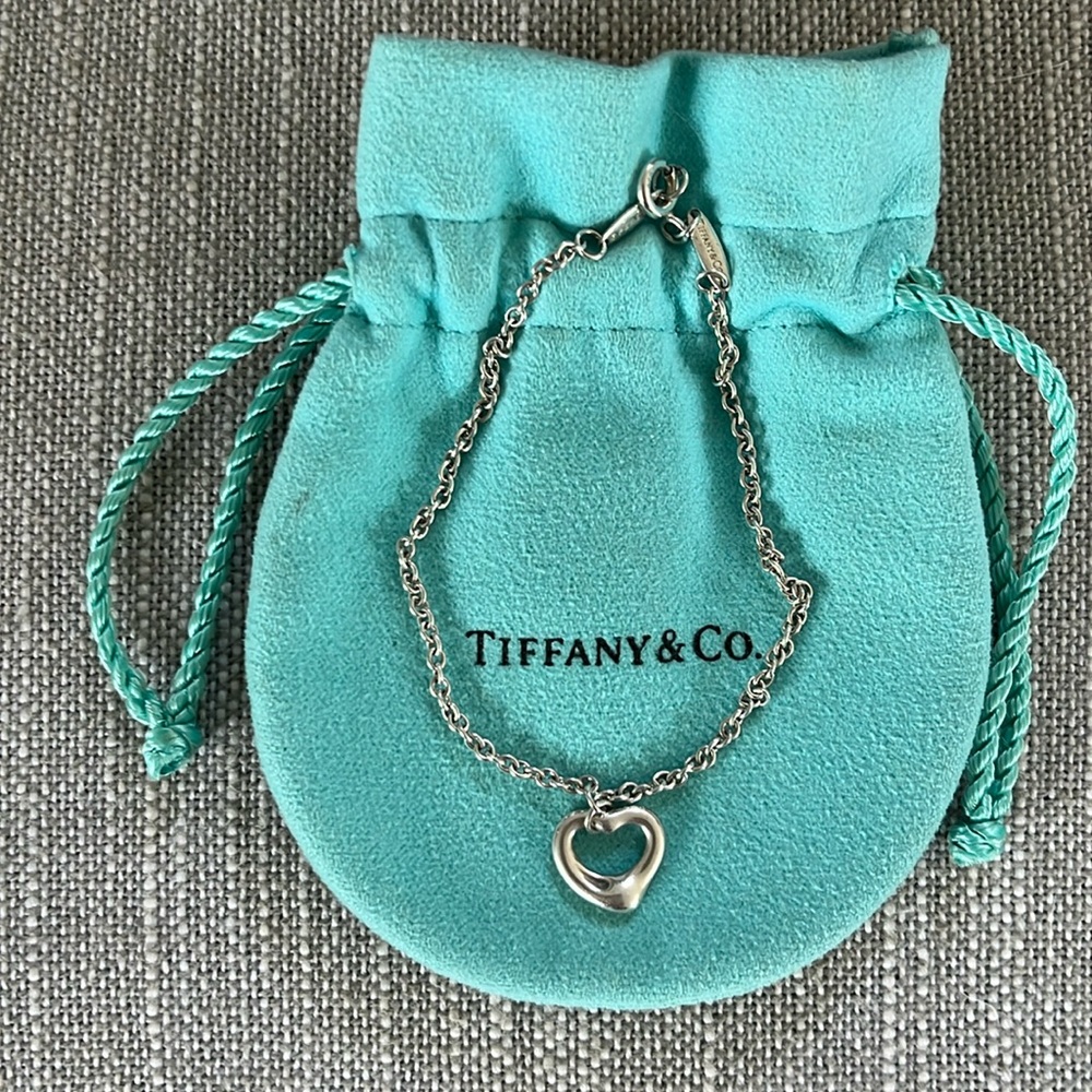 Tiffany Elsa Peretti Open Heart Bracelet
